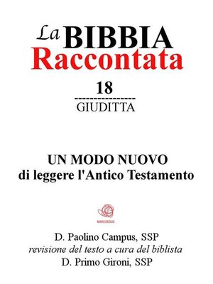 cover image of La Bibbia raccontata--Giuditta